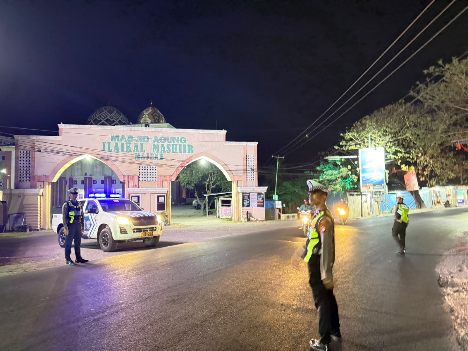 Satlantas Majene Patroli Cegah Balapan Liar