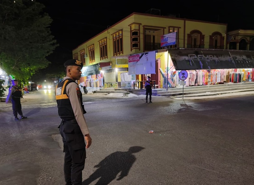 Patroli Malam Digencarkan, Samapta Polres Majene Sisir Titik Rawan Kota‎