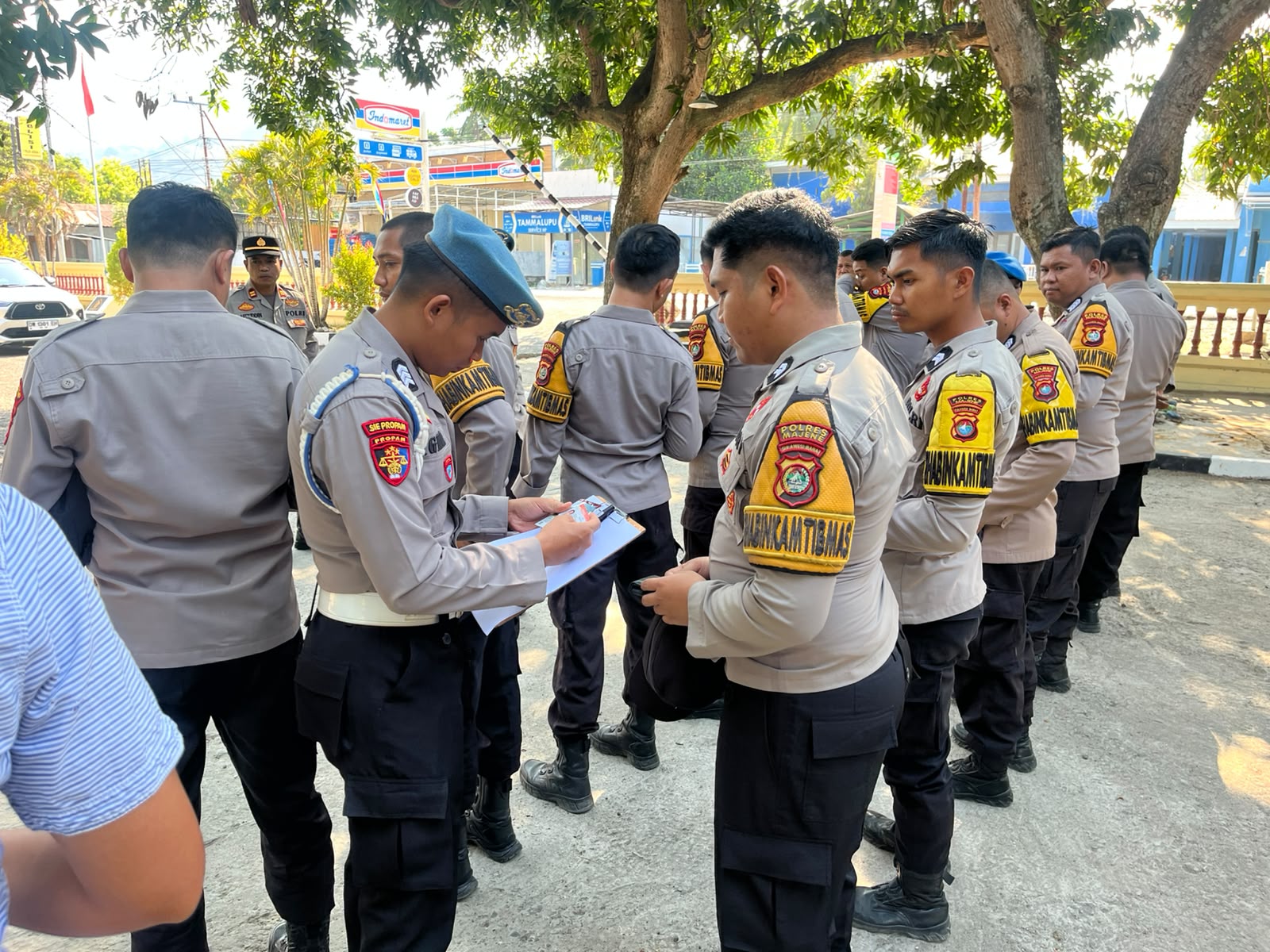 Propam Polres Majene Gelar Gaktiblin Mendadak, Personel Polsek Sendana Disidak