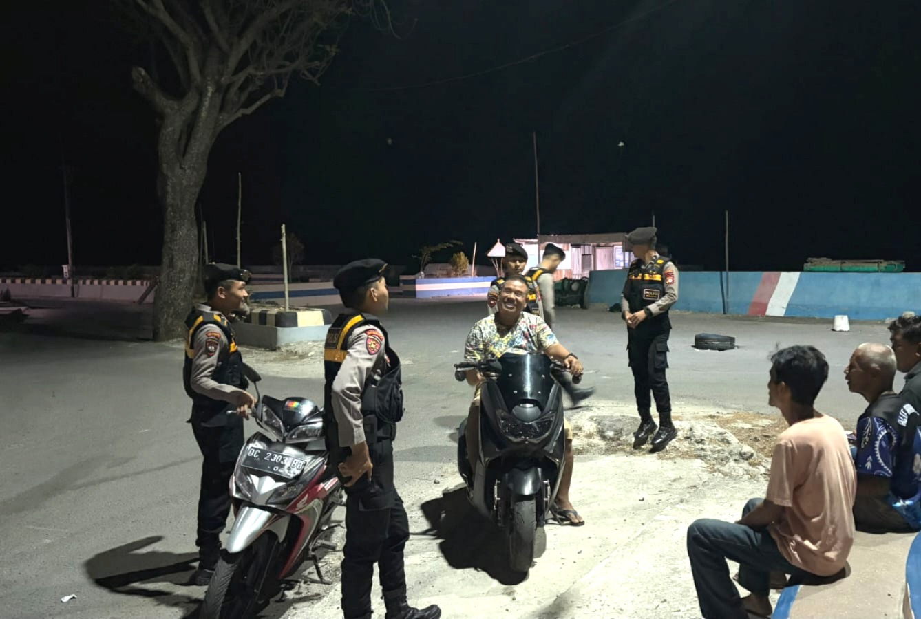 Patroli Malam Polres Majene Sasar Ruas Jalan dan Titik Kerumunan