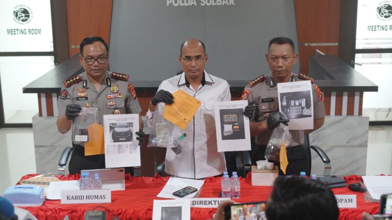 Polda Sulbar Ungkap Jaringan Narkoba, PNS dan Oknum Polri