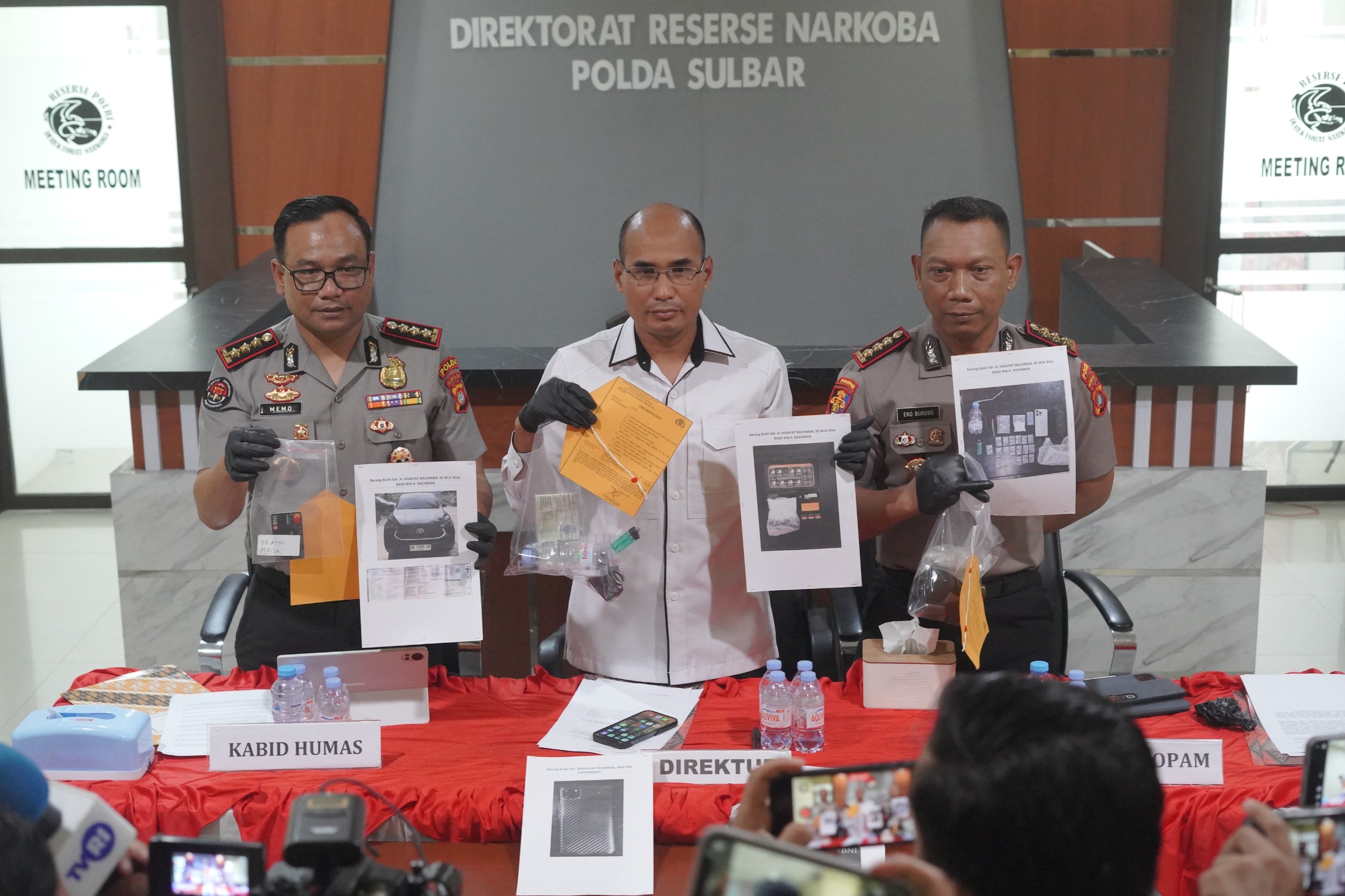 Polda Sulbar Ungkap Jaringan Narkoba, PNS dan Oknum Polri