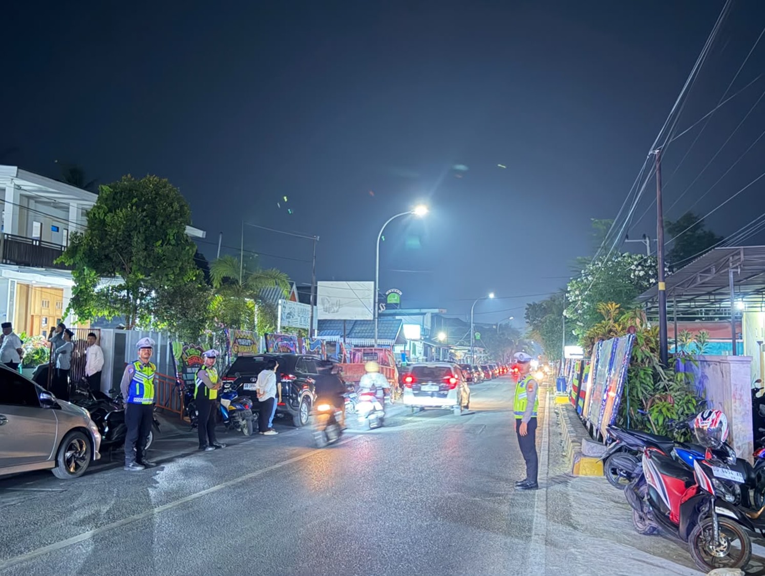 Patroli Blue Light Satlantas Majene Sasar Jalur Trans Sulawesi